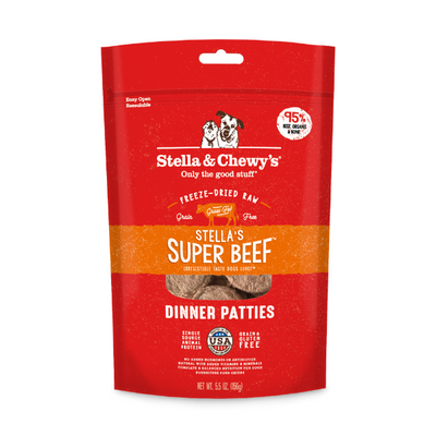 Stella & Chewy's Dog FD Stella's Super Beef Patties