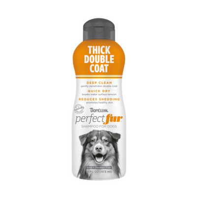 Tropiclean Perfect Fur Thick Double Coat Shampoo for Dogs – 16oz