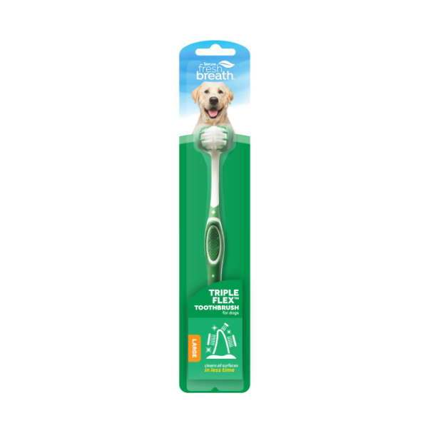 Tropiclean Triple Flex Toothbrush For Dogs