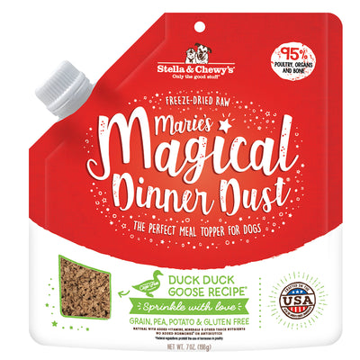 Stella & Chewy's Marie's Magical Dinner Dust Duck Duck Goose - 7 oz - 6/cs