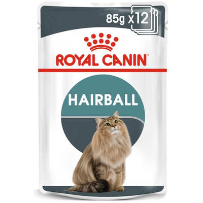 Royal Canin  Feline Care Nutrition Hairball Gravy (WET FOOD - Pouches) 12 x 85g