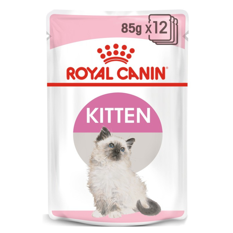 Royal Canin  Feline Health Nutrition Kitten Jelly (WET FOOD - Pouches) 12x85G