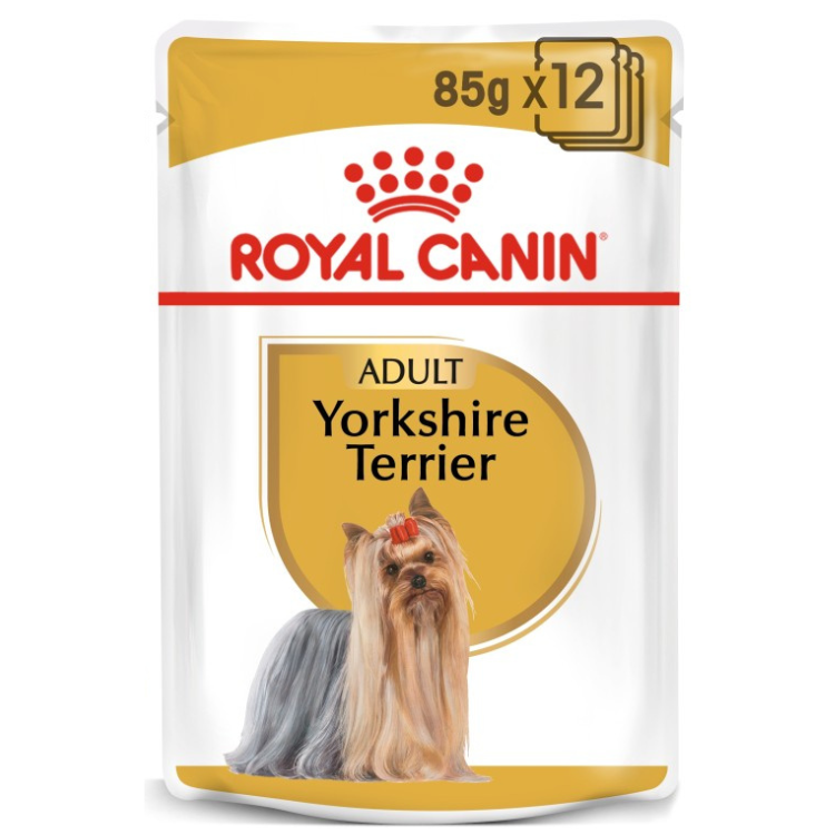 Royal Canin  Breed Health Nutrition Yorkshire Adult (WET FOOD - Pouches) 12 x 85g