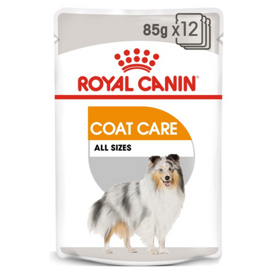 Royal Canin  Canine Care Nutrition Coat Care (WET FOOD - Pouches) 12 x 85g