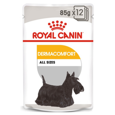 Royal Canin  Canine Care Nutrition Dermacomfort (WET FOOD - Pouches) 12 x 85g