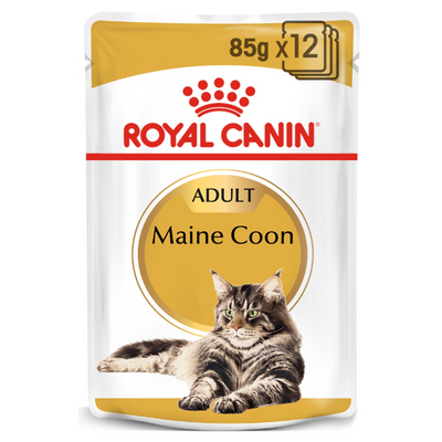 Royal Canin  Feline Breed Nutrition Maine Coon (WET FOOD - Pouches) 12 x 85g