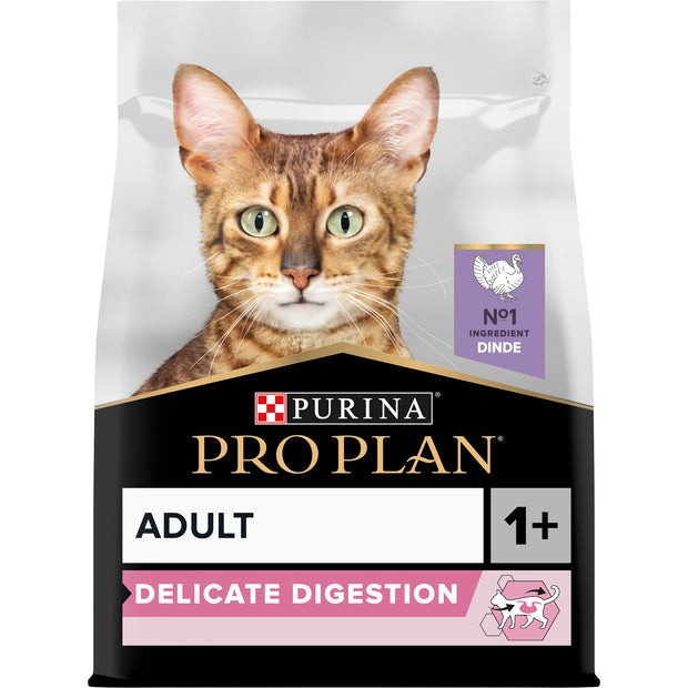 Purina Pro Plan Adult Delicate Digestion, Dry Cat Food with Turkey