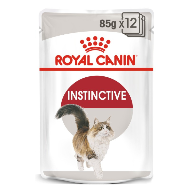 Royal Canin  Feline Health Nutrition Instinctive Adult Cats Jelly (WET FOOD - Pouches) 12 x 85g