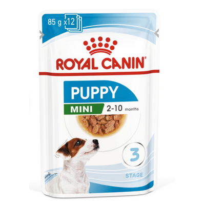 Royal Canin  Size Health Nutrition Mini Puppy (WET FOOD - Pouches) 12 x 85g