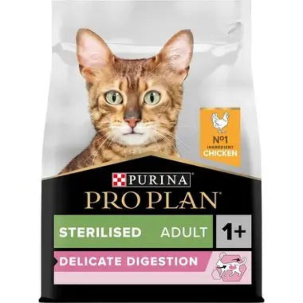 Purina Pro Plan  Adult Delicate Digestion Dry Cat Food with Chicken