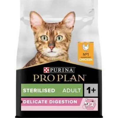 Purina Pro Plan  Adult Delicate Digestion Dry Cat Food with Chicken