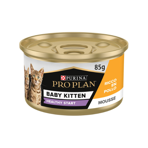 Purina Pro Plan Kitten , Wet Cat Food, Mousse rich in Chicken, 85g