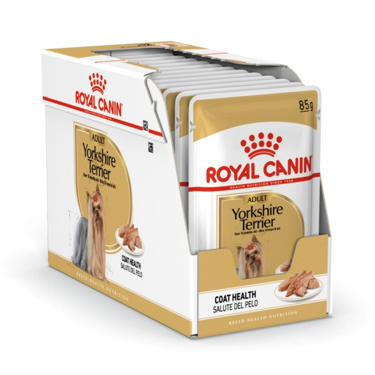 Royal Canin  Breed Health Nutrition Yorkshire Adult (WET FOOD - Pouches) 12 x 85g