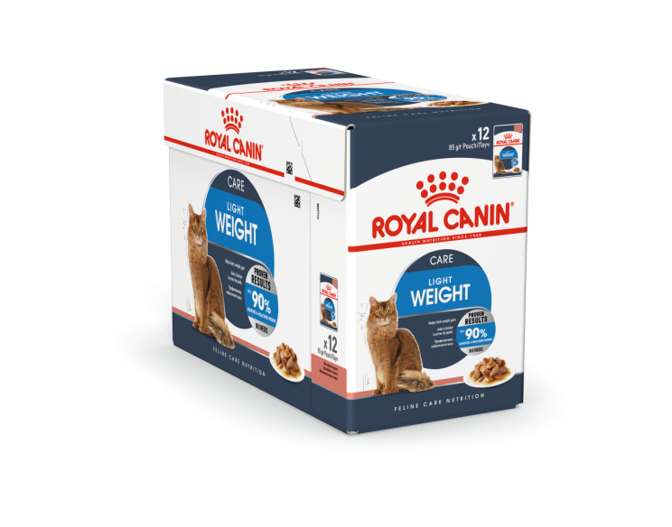 Royal Canin  Feline Care Nutrition Light Weight Care (WET FOOD - Pouches) 12 x 85g