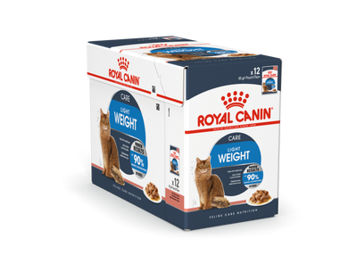 Royal Canin  Feline Care Nutrition Light Weight Care (WET FOOD - Pouches) 12 x 85g