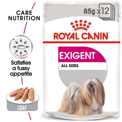 Royal Canin  Canine Care Nutrition Exigent (WET FOOD- Pouches) 12 x 85g