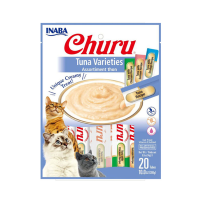 Inaba Churu Tuna Varieties Assortment 20PCS/PK NEW