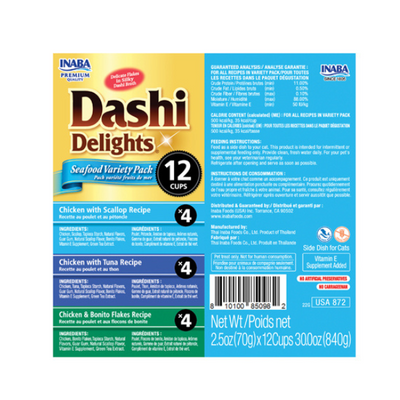 Inaba Dashi Delight Seafood Variety 12PCS/PK