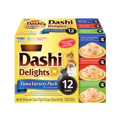 Inaba Dashi Delight Tuna Variety 12PCS/PK