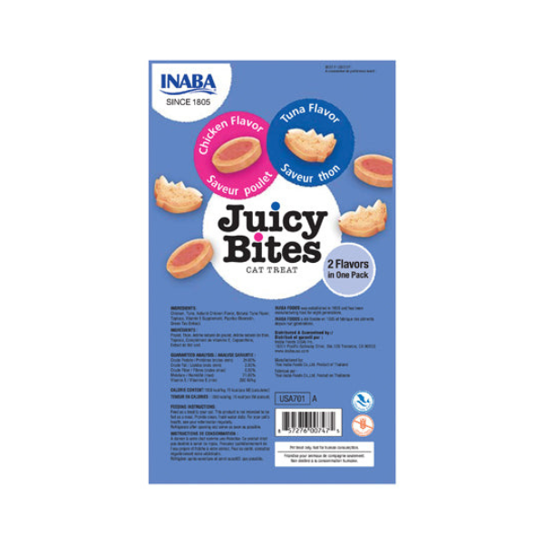 Inaba Juicy Bites Tuna &amp; Chicken Flavor 3PCS/PK