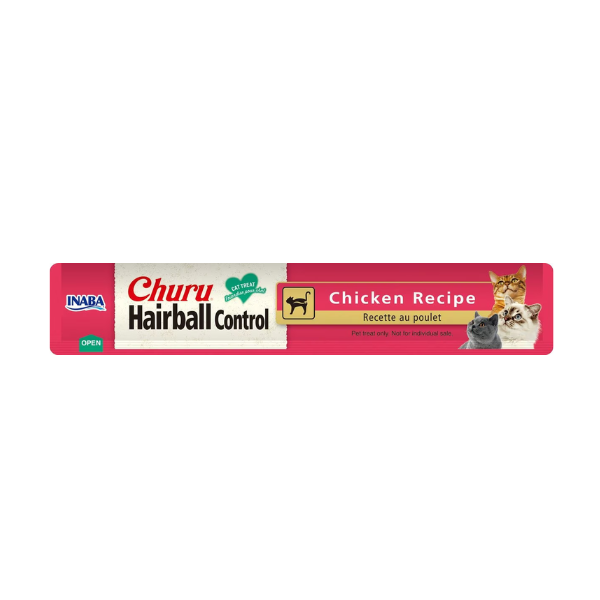 Inaba Churu Hairball Control- Chicken Recipe 4PCS/PK