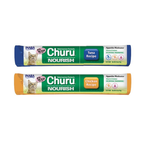 Inaba Churu Nourish Tuna Recipe & Chicken Recipe 50 Tubes/ Pk