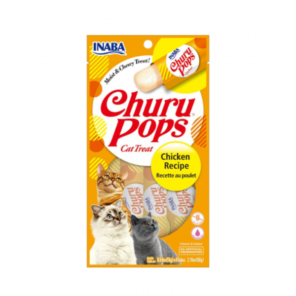 Inaba Churu Pops Chicken Recipe 4PCS/PK