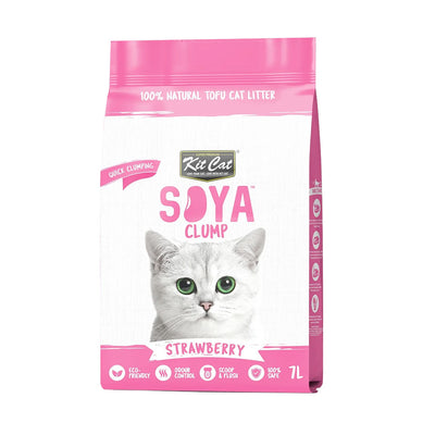 KitCat SoyaClump Soybean Litter Strawberry 7L