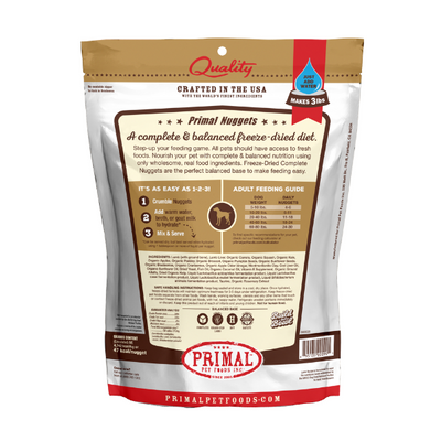 Primal Canine Lamb Freeze-Dried Formula