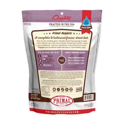 Primal Feline Turkey Freeze-Dried Formula