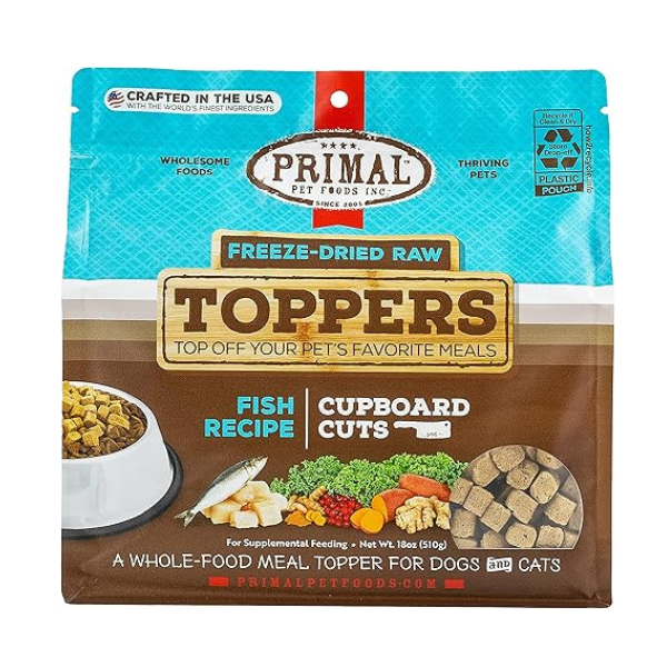 Primal Fish Cupboard Cuts Freeze-Dried Topper