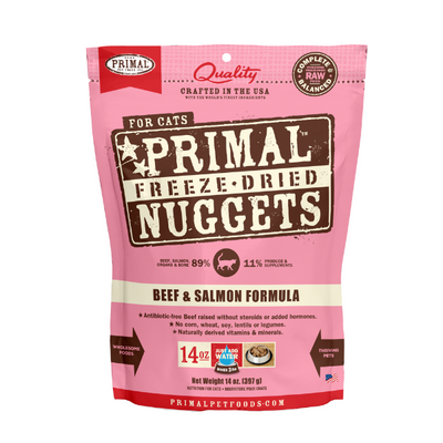 Primal Feline Beef & Salmon Freeze-Dried Formula