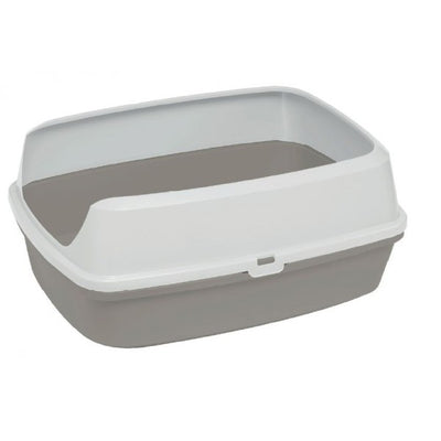 Moderna Tray with Rim - Warm Grey